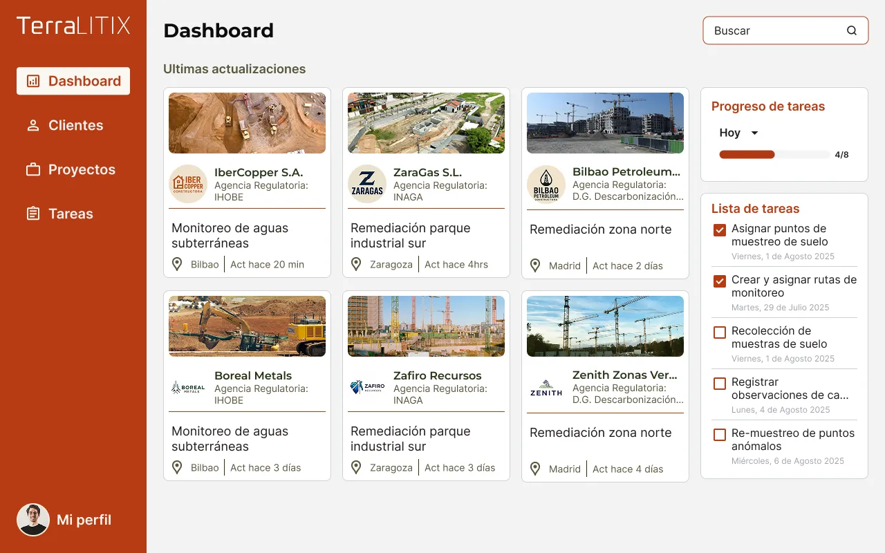 Software personalizado - TerraLITIX
